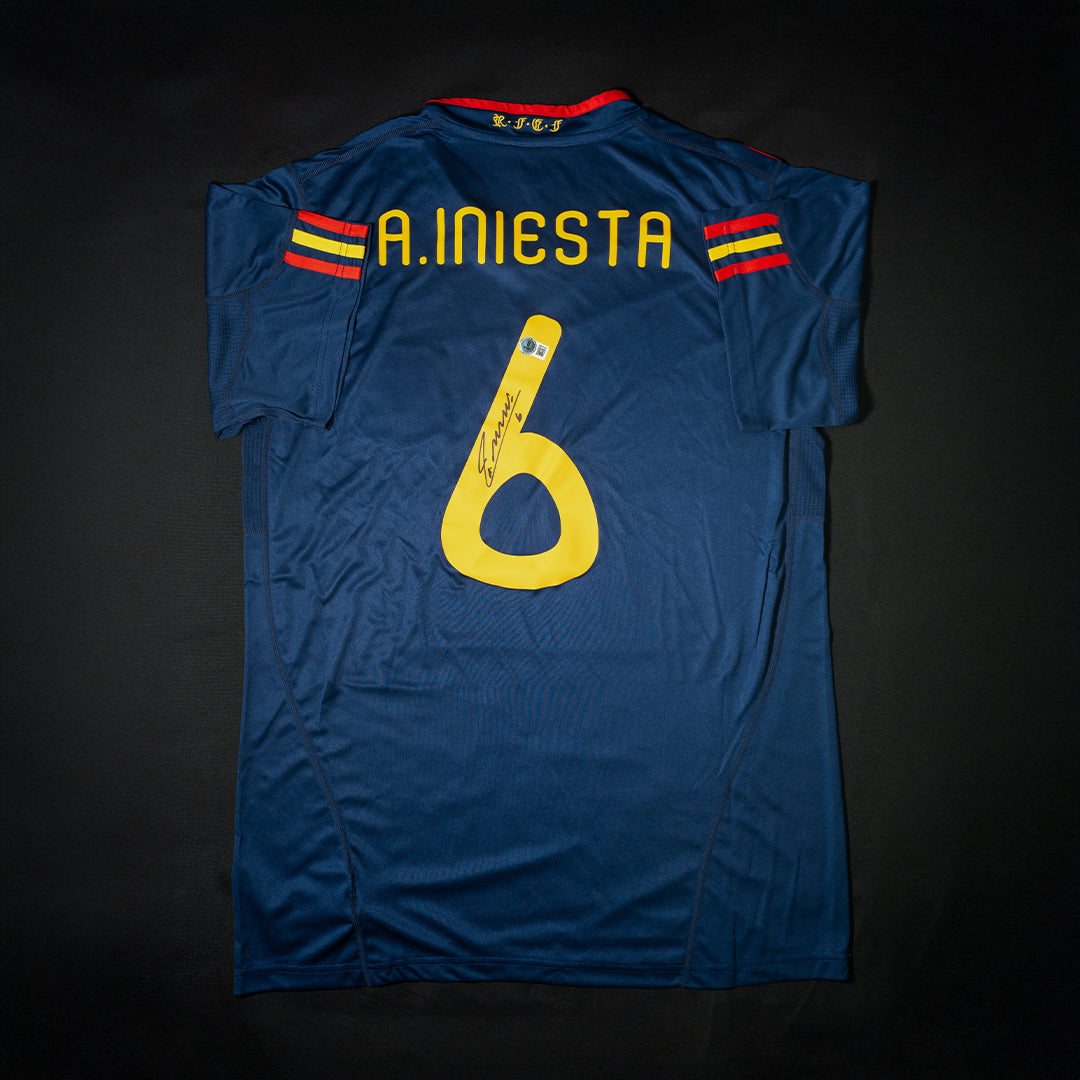 Jersey Firmado Andres Iniesta - España 2010